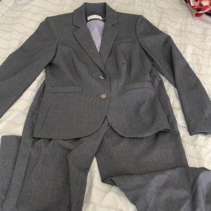 Charcoal gray Calvin Klein pantsuit 2 pieces